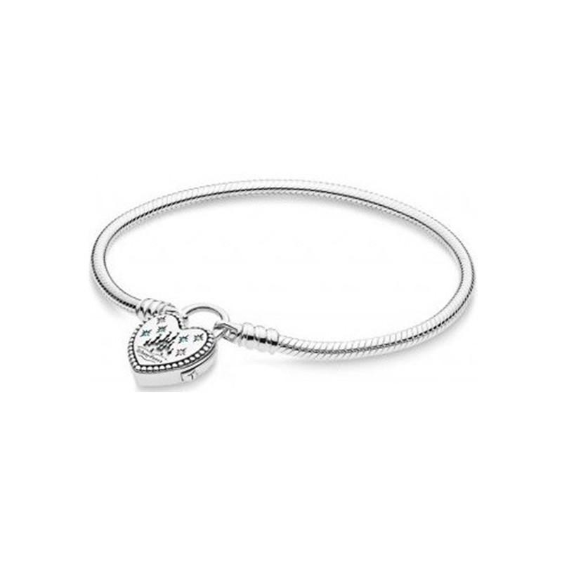 DIY Snake Chain Bracelet With Thick Round Lock For Handmade Jewelry Making