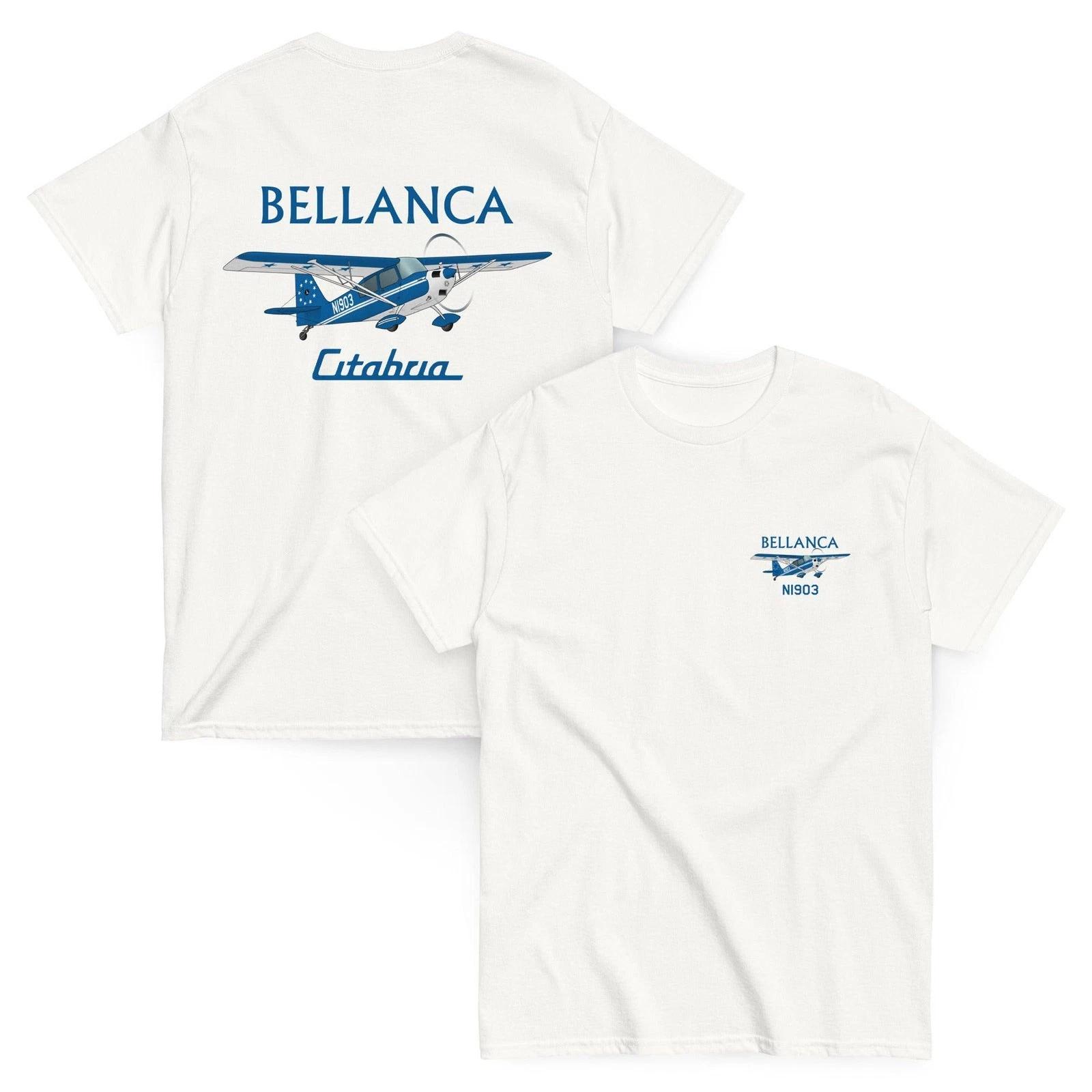 Bellanca Citabria Airplane T-Shirt - Personalized with Your N# - Back & Front 3XL