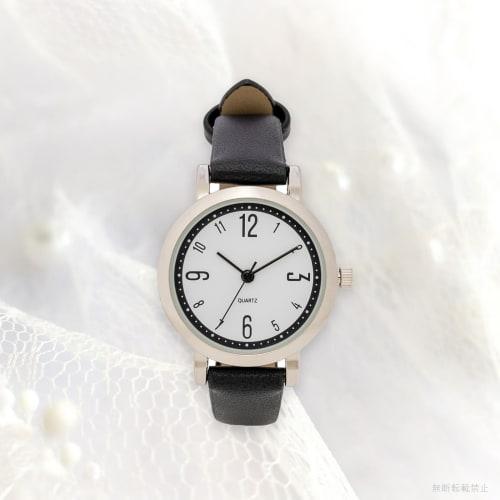 Fieldwork Women's Analog Watch with Leather Strap, Black, Pick PP014-5