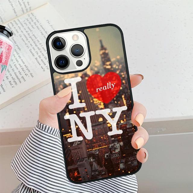 World City Travel New York Phone Case For iPhone 17 Air 16 15 14 plus 12 13 Pro max Bumper Shell Cover coque