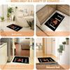 Fall Doormat Minimalist Maple Leaf Letter Print Washable Non Slip Floor Mat Front Porch Entrance Rug Autumn Home Decor