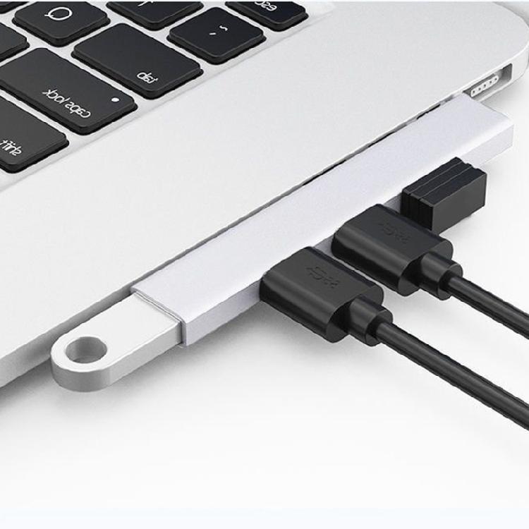 4 in 1 USB3.0 HUB Fast Speed USB3.0 4 Port USB HUB Multiple Splitter Easy Cable Management for PC Computer