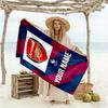 Arsenal F.c. Personalized Name Beach Towel Soft Durable Quick-Dry