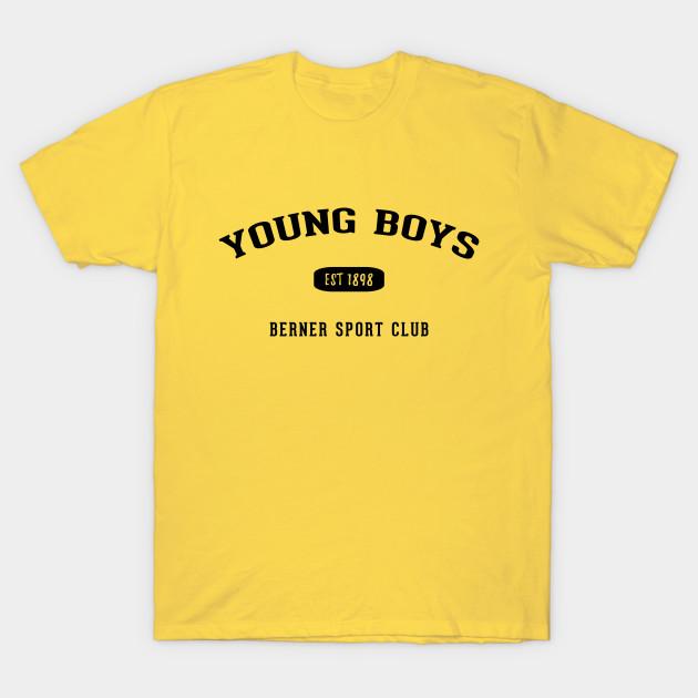 Men Black Print T-shirt Bsc Young Boys No-Cut Transfer Paper Print Cotton Tshirt 2XL жёлтый