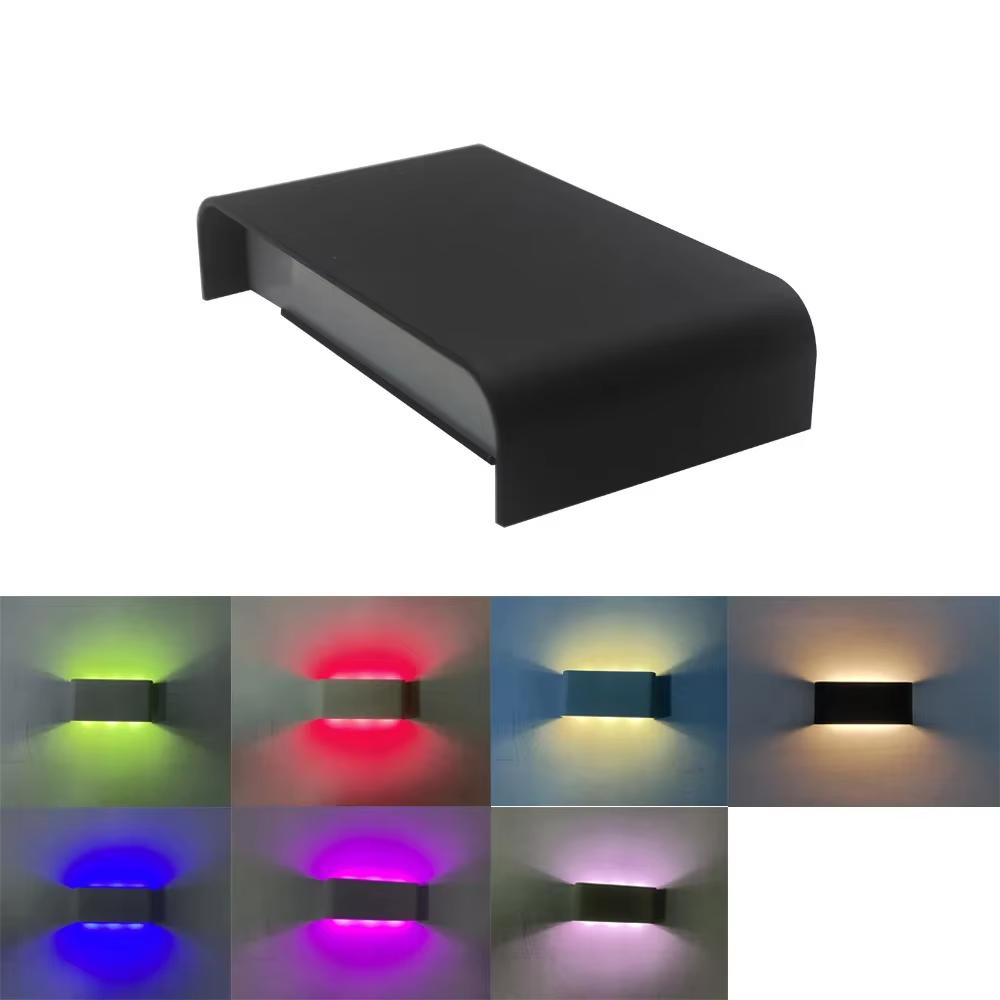 

Wifi Зовнішній Світлодіодний Настінний Світильник Вгору та Вниз Декорація Кімнати Розумна Бра Лампа з Регульованим Кутом Alexa APP Google Home Голосове Керування чорний