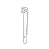 Spring Dawn Geometric Tile Chain Long Ear Cuff