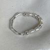 Minimalist Ring Pearl For Women Adjustable Fashion Accessory With Cool Geometric Style