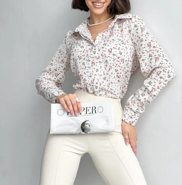 European-American Slim Fit Long-Sleeved Shirt: Elegant & Modern