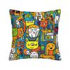 Kittens In the Wild  Pillowcase Polyester Cushion Cover Decoration Cats Pattern Pillow Case Cover Sofa Drop Shipping Xcm