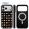Heart-Shaped KT Cat Mirror Case for iPhone 15/16/17 Pro Max