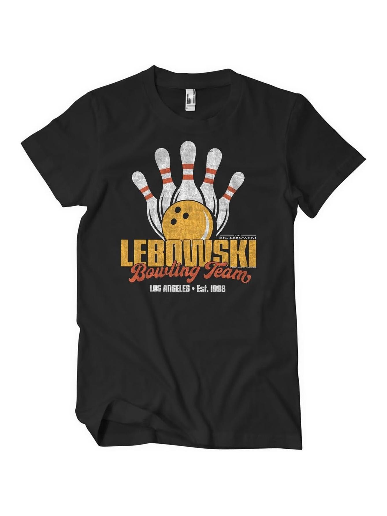 The Big Lebowski Officially Licensed T-shirt - One-Sided Bowling Team Graphic Print M
