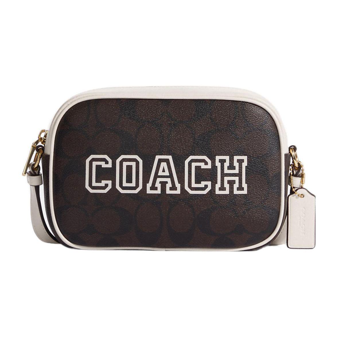 

Coach CC799 Mini Crossbody Bag Signature Canvas Brown Chalk IMUOC Basic Set (Bag+Dust Bag)