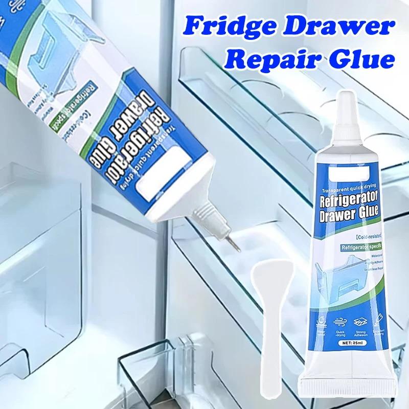 Refrigerator Door Seal Repair Glue Waterproof Low-Temp Resistant Adhesive for Fridge Drawer Freezer Gasket Home Use