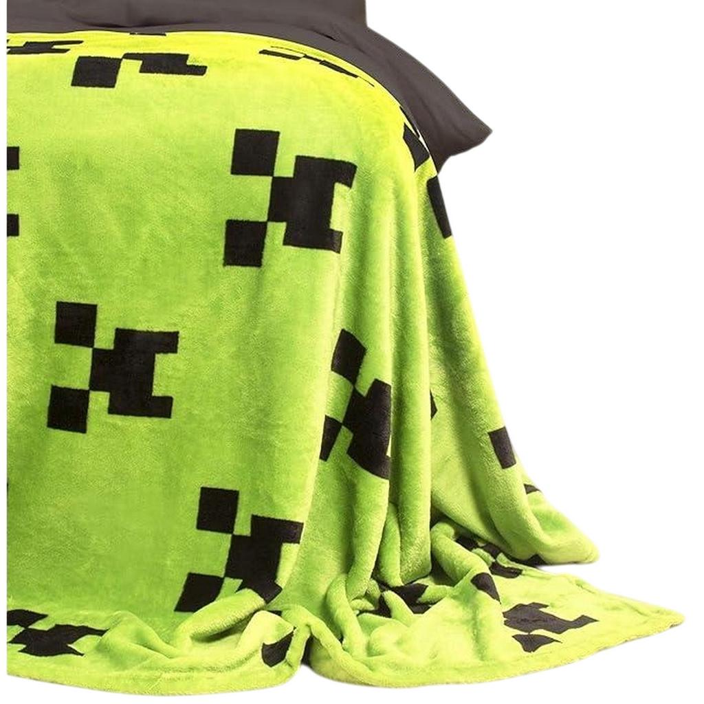 Minecraft Fleece Creeper Blanket