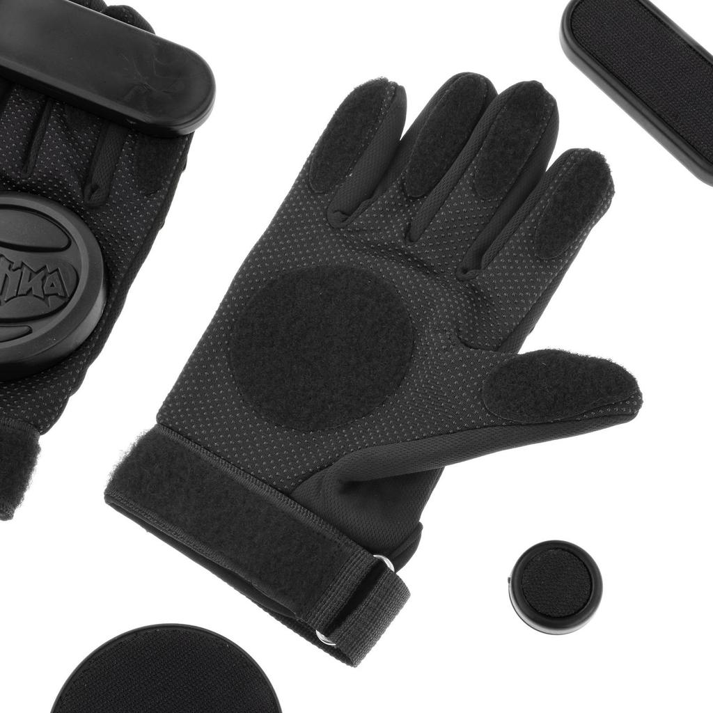Male Downhill Skateboard Gloves with Slider Longboard Sliding Gloves