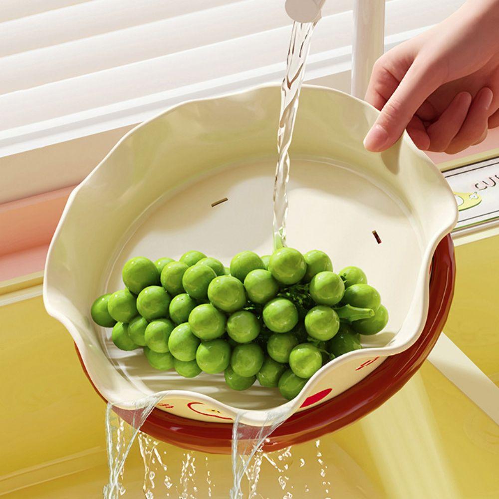 Large Capacity 360° Rotating Fruit Plate Round Kitchen Seasoning Rack Nut Tray  Refreshments