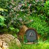 Double Layer Wooden Elf Fairy Door Decoration for Garden and Courtyard