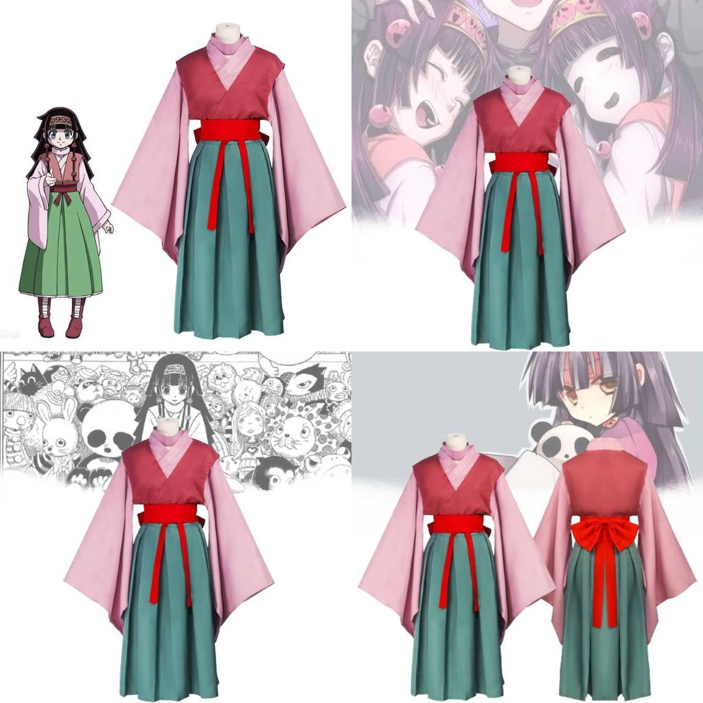 Pink Polyester Fiber Blended Anime Cosplay For Game And Animation Role Playing