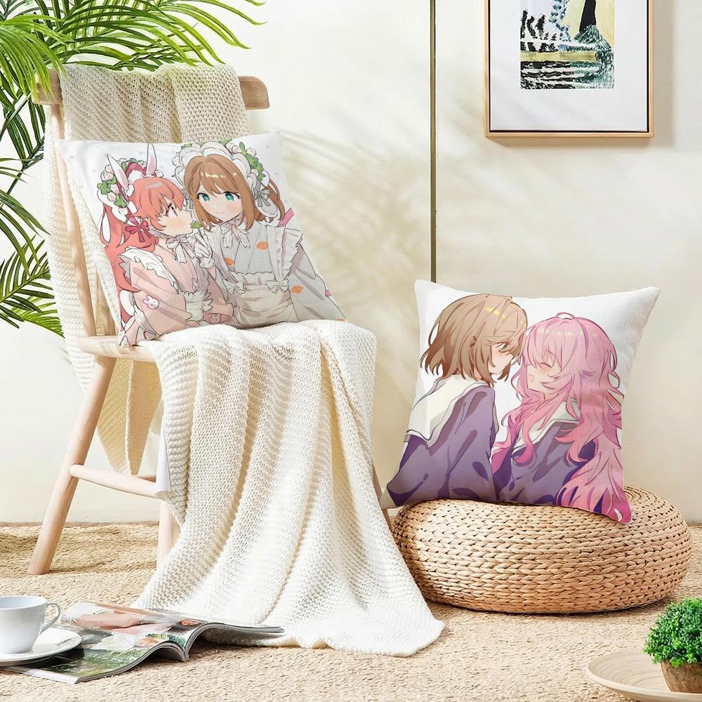 My Wish Is to Fall in Love Until You DieS Cushion Cover  linen pillowcase square removable and washable cushion