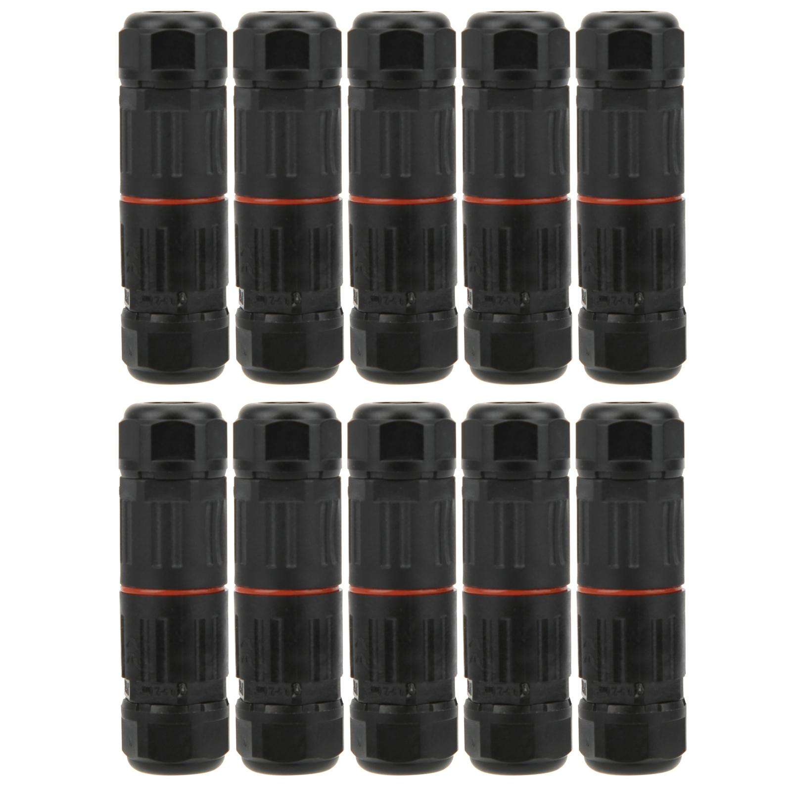 

10 шт. Водонепроникний з єднувач Електричний IP68 Набір клем для вуличного освітлення