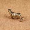 Solid Ornament Fine Workmanship Home Decoration Portable Chinese Zodiac Brass Tiger Ornament for Home