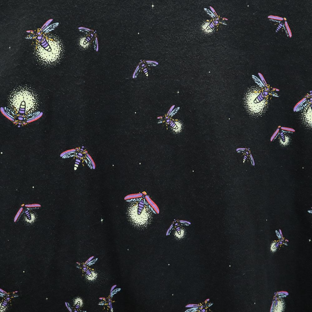 90s Firefly Print All-over Pattern Short Sleeve Fire Fly T-shirt Men's Used