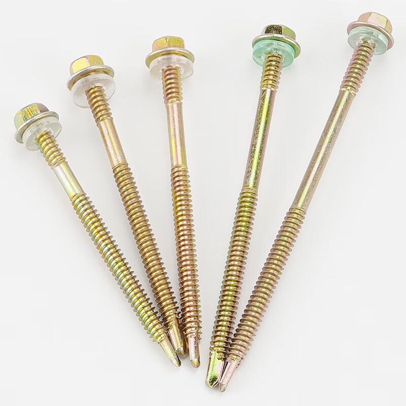 Haisidick Hex Head Self-Drilling Tapping Screws