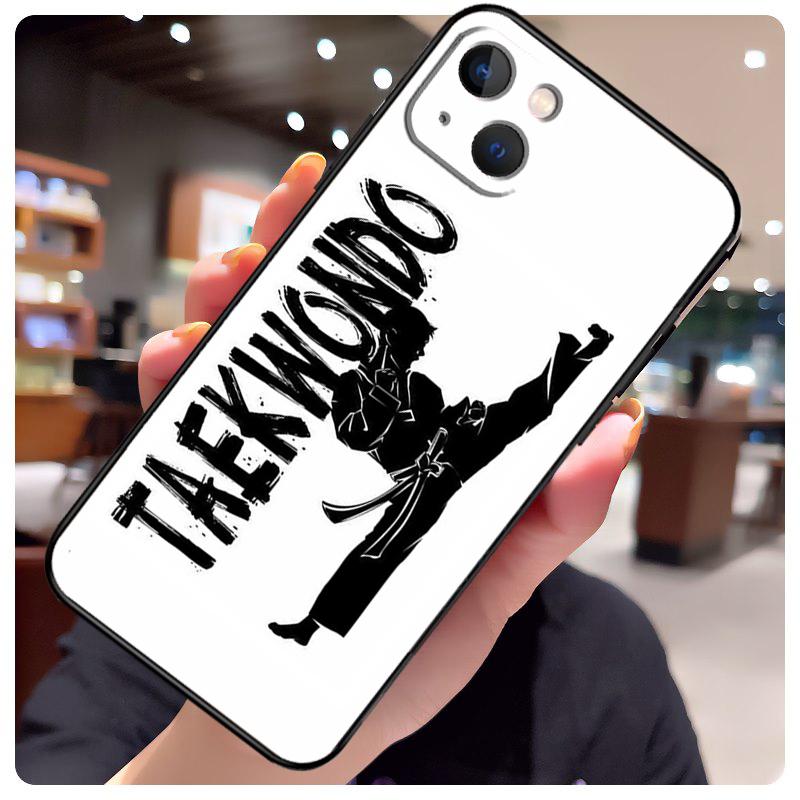 Kung Fu Taekwondo Karate Case For iPhone 17 Pro Max 15 14 13 11 12 16 Pro Max Mini 15 16 Plus 16e 17 Air Phone Cover