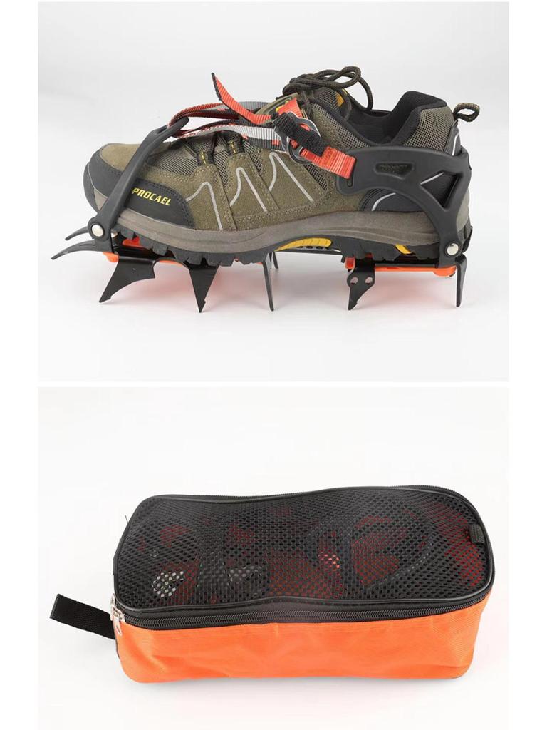 Outdoor 12-Tooth Non-Slip Crampons for Mountain Climbing