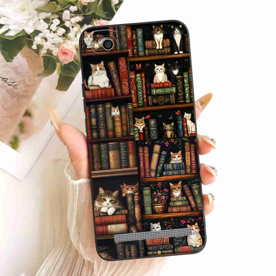 For Xiaomi Redmi 5A Case Cute Cartoon Cat Soft Silicone Back Cover For Redmi 5A MCG3B MCI3B Phone Cases Bumper