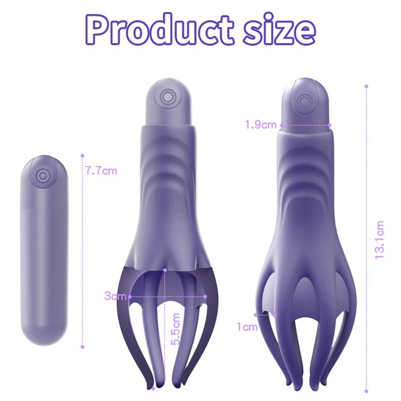 Powerful Vibrating Glans Trainer for Men Masturbator Penis G Spot Soft Fingertip Prolong Endurance Massage Vibrator Erotic Toys