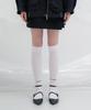 Yusentig Signature Logo Knee Socks White Ax4Xx40001