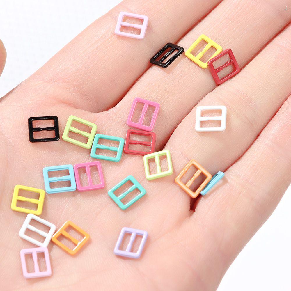 Mini Ultra-small 11 Colors Diy Dolls Buckles Belt Buttons Tri-glide Buckle Doll Bags Accessories