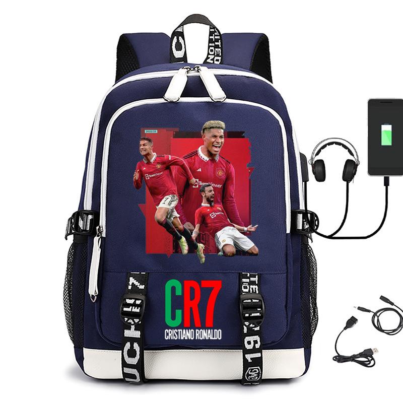 3-delige Schoolrugzakset voor Studenten Grote Capaciteit Oxford Stof Schooltas met Schouderband en Etui