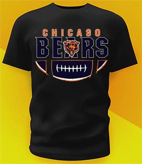 Chicago Bears Ball distressed Shirt Sizes From Youth To Adult 6XL L