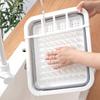 Suport de scurgere pliabil pentru vase Suport de depozitare de uz casnic pliabil Bol portabil pentru vesela Capac accesorii de bucătărie Organizator