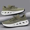 Men's Lightweight Athletic Running Walking Gym Shoes Casual Fashion Sneakers Tennis Walking Sneakers Knitted Mesh Breathable Sport Shoes for Male
