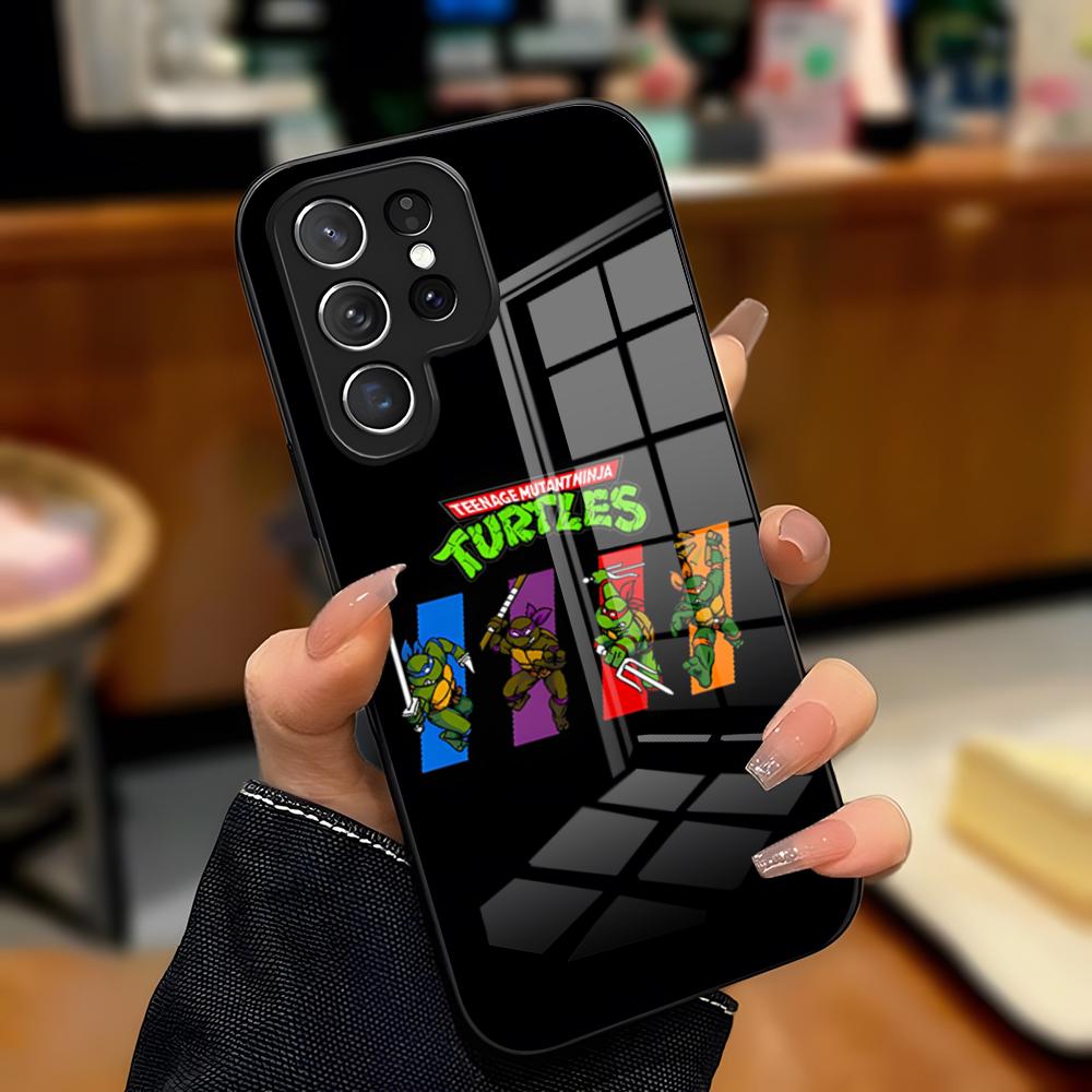 Teenage Mutant Ninja Turtles Phone Case For Samsung A25 A13 A33 5G A54 A36 A35 A56 A52 A14 Shockproof Glass Cover
