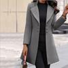 New Winter Women's Coat Korean Style Slim Mid-length Beauty Outfit Woolen Coat