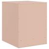 Nightstand Pink 34.5 x 39 x 44 cm Steel