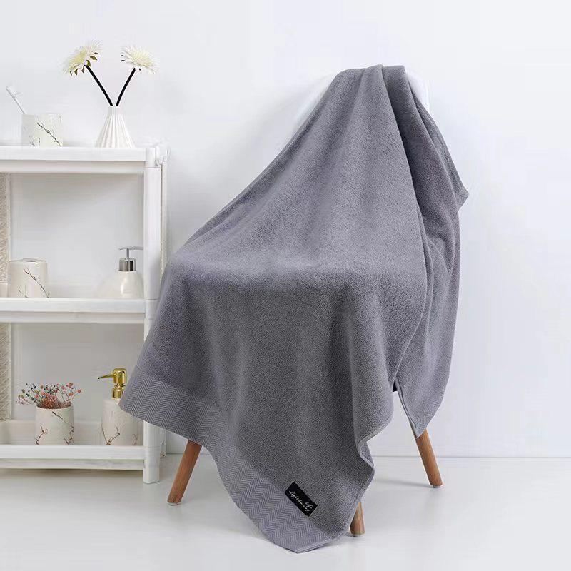 Quick-Drying, Absorbent, No-Shed, Thickened Unisex Bath Towel - 100% Pure Cotton for Adults