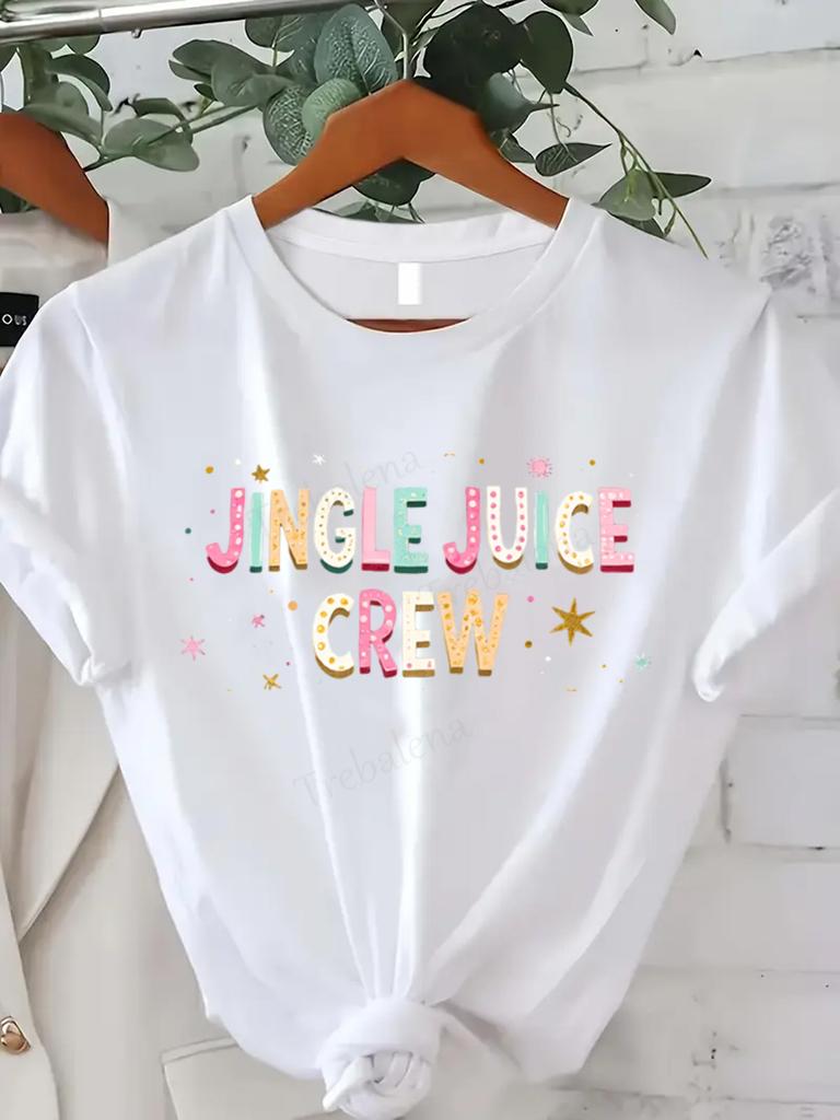 Women Tshirt Christmas Mimi Plaid TShirt for Women Festive Holiday Style