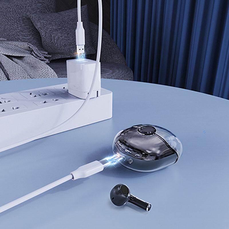 BT Earbuds Waterproof Noise Reduction Stereo Ergonomic Cordless Earbuds Headphones for Outdoor