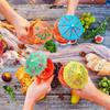 Mini Paper Umbrella Picks for Cake and Fruit Decor