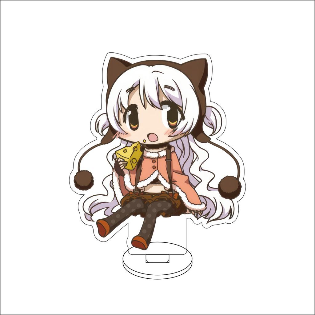 10CM Anime Puella Magi Madoka Magica Figure Stand Model Kaname Madoka/Akemi Homura  Cute Desk Decor Standing Sign Gifts