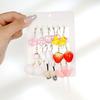 Pendant Earrings Unique Drop Earrings Set Fashion Ear Jewelry Set Zinc Alloy Texture Suitable for Ladies and Teen Girls