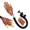 Detachable Nail Training Hand Model Magnetic Base Realistic Manicure Practice Tool Compact ABS