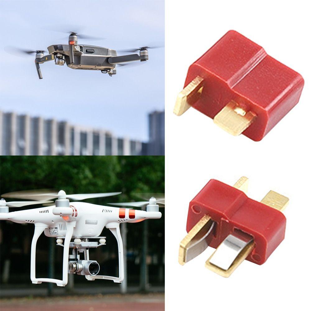 For RC LiPo Battery ESC Male & Female Connectors Model Interface T-shaped Plug Connector