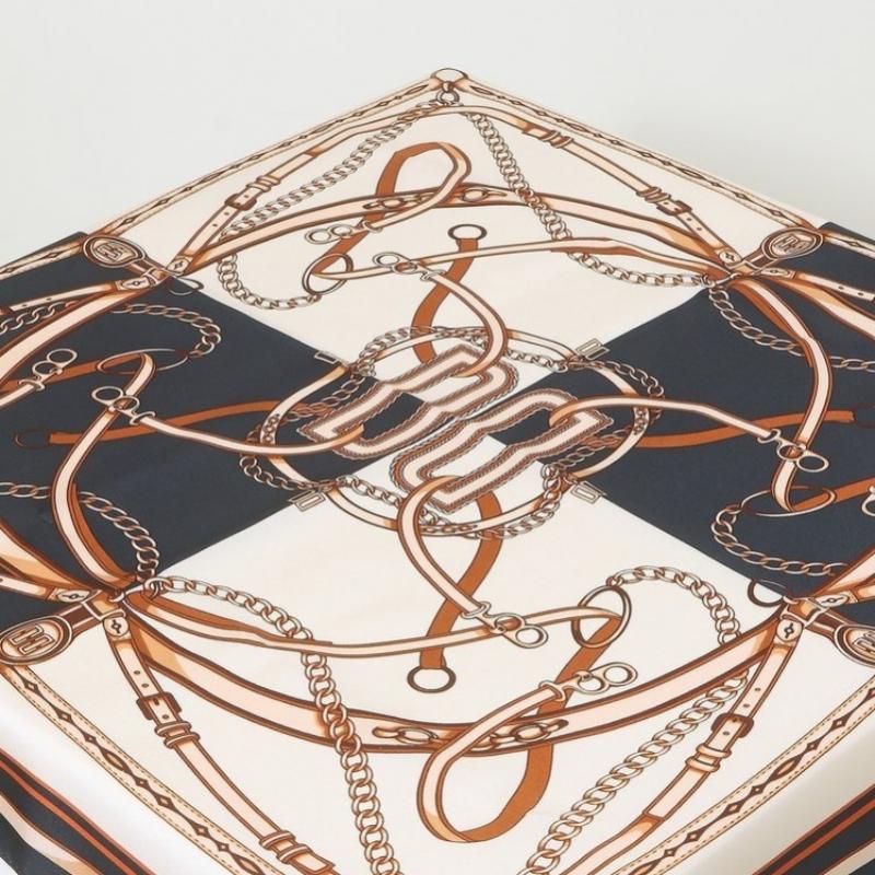 Daks Navy Dd Chain Scarf   Ring Set Dcsc6e701n2