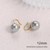 2025 Pure Silver Pearl Stud Earrings for Women - High-End Feel with Ear Drops & High Heels Ear Hooks